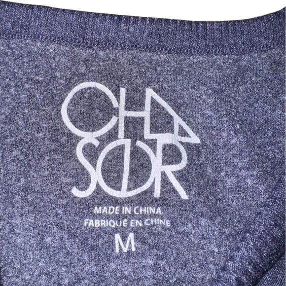 Chaser Rainbow Watercolor Heart Cozy Knit Pull Over Sweater Size Medium - Picture 6 of 6